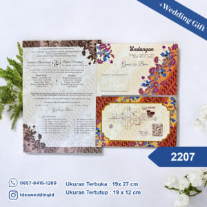 Undangan Pernikahan Cetak 2207
