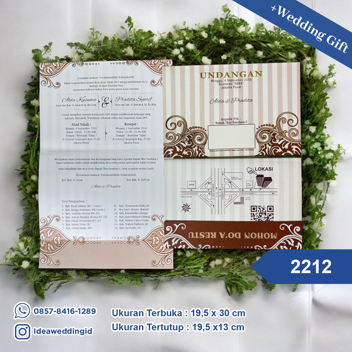 Undangan Pernikahan Cetak 2212