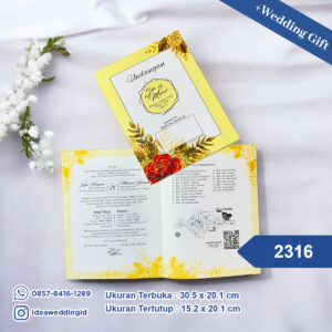 Undangan Pernikahan Cetak 2316