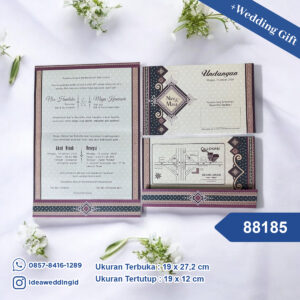 Undangan Pernikahan Cetak 88185
