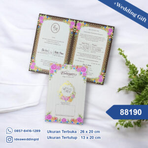 Undangan Pernikahan Cetak 88190