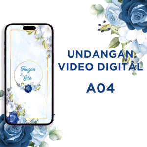 Undangan Video Pernikahan Digital A04