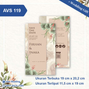Undangan Pernikahan Cetak AVS 119