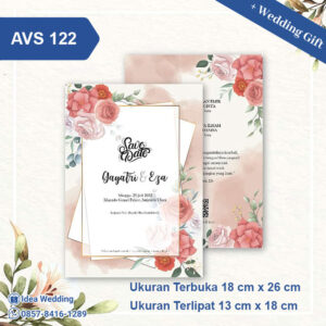 Undangan Pernikahan Cetak AVS 122