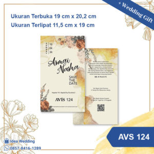 Undangan Pernikahan Cetak AVS 124