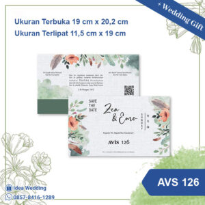 Undangan Pernikahan Cetak AVS 126