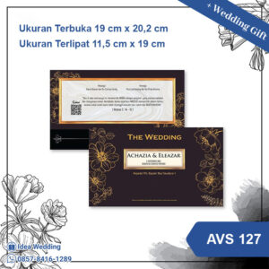 Undangan Pernikahan Cetak AVS 127