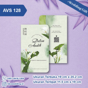 Undangan Pernikahan Cetak AVS 128
