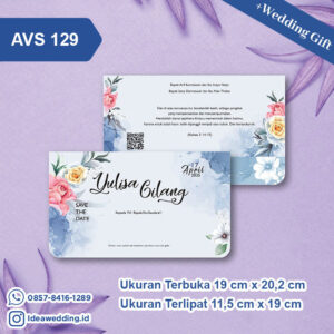 Undangan Pernikahan Cetak AVS 129