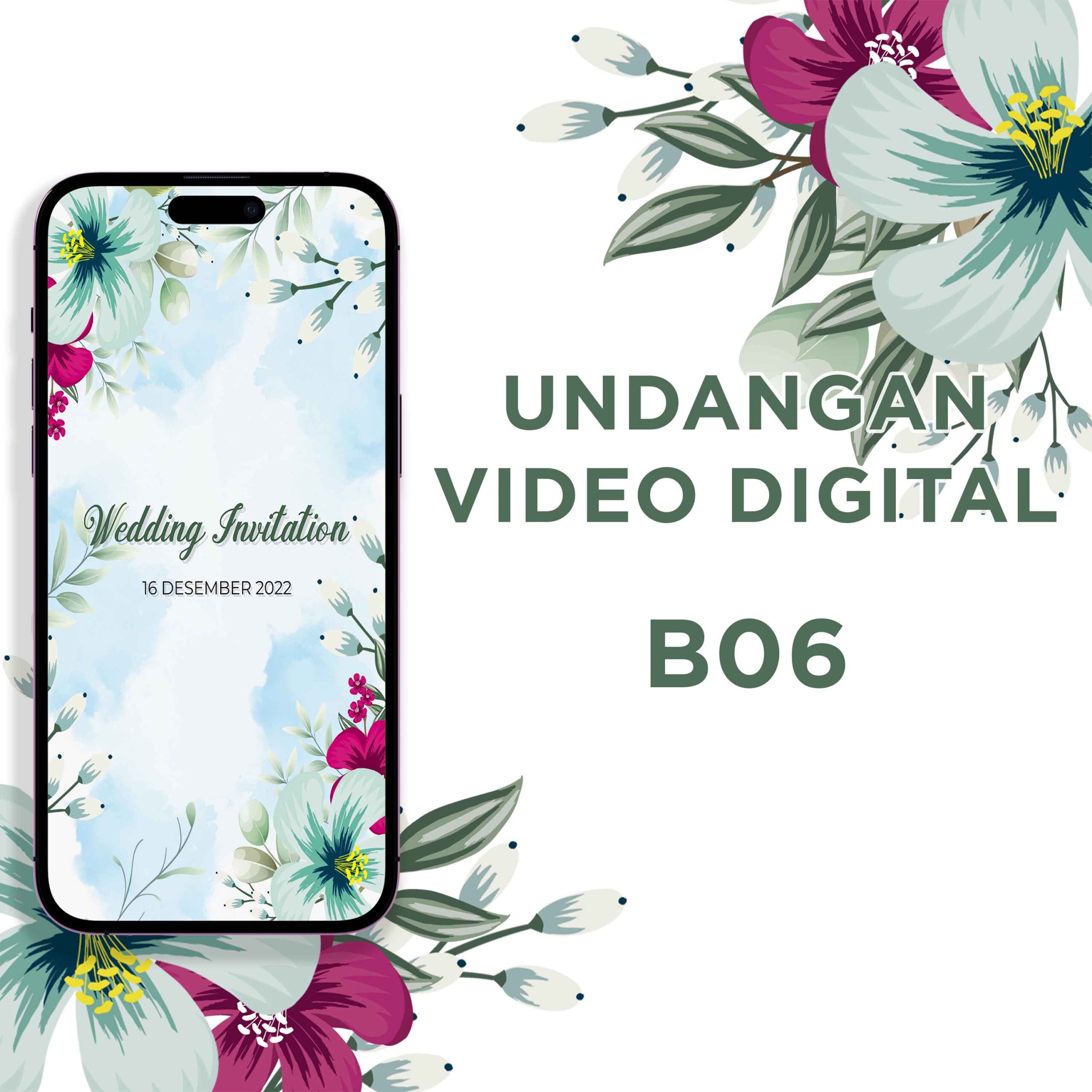 Undangan Video Pernikahan Digital B06