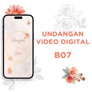 Undangan Video Pernikahan Digital B07