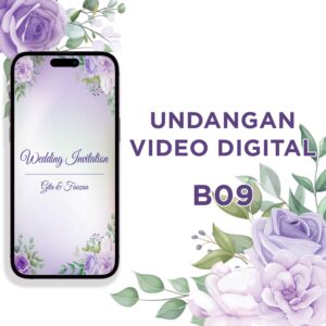 Undangan Video Pernikahan Digital B09