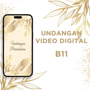 Undangan Video Pernikahan Digital B11