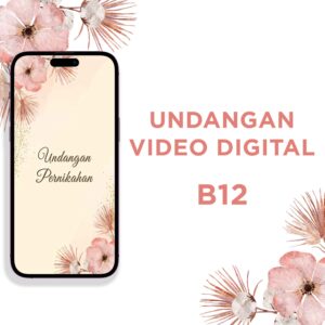 Undangan Video Pernikahan Digital B12