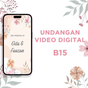 Undangan Video Pernikahan Digital B15