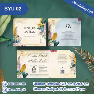 Undangan Pernikahan Cetak BYU 02