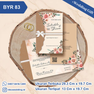 Undangan Pernikahan Cetak BYR 83