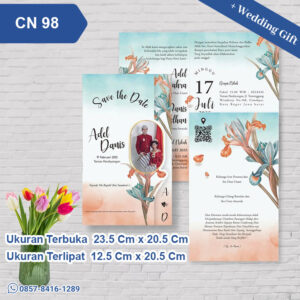 Undangan Pernikahan Cetak CN 98