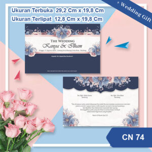 Undangan Pernikahan Cetak CN 74