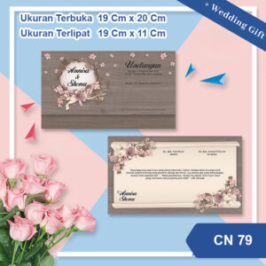 Undangan Pernikahan Cetak CN 79