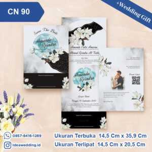 Undangan Pernikahan Cetak CN 90