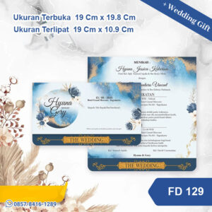Undangan Pernikahan Cetak FD 129