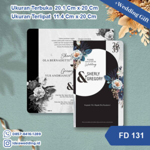 Undangan Pernikahan Cetak FD 131