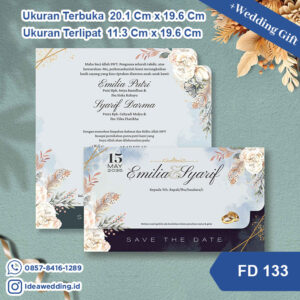 Undangan Pernikahan Cetak FD 133