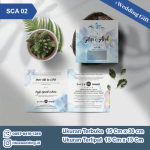 Undangan Pernikahan Cetak SCA 02