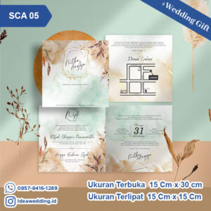 Undangan Pernikahan Cetak SCA 05
