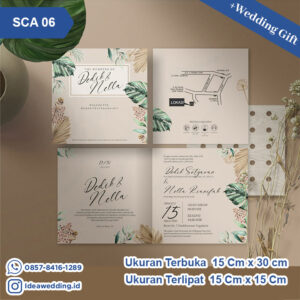 Undangan Pernikahan Cetak SCA 06