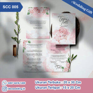 Undangan Pernikahan Cetak SCC 005