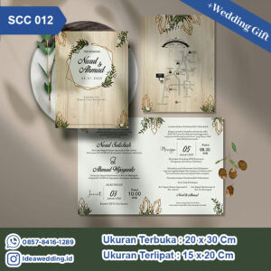 Undangan Pernikahan Cetak SCC 012