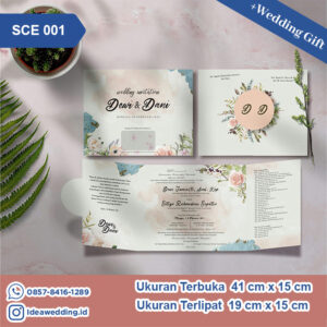 Undangan Pernikahan Cetak SCE 001