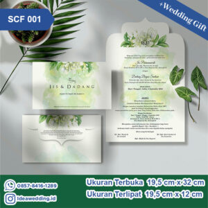 Undangan Pernikahan Cetak SCF 001