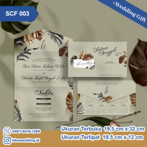 Undangan Pernikahan Cetak SCF 003