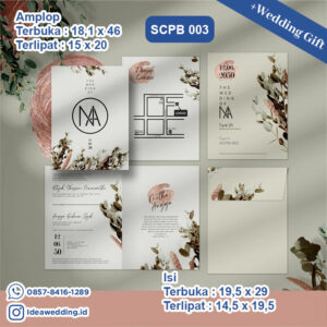 Undangan Pernikahan Cetak SCPB 003