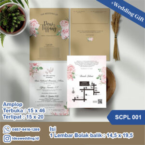 Undangan Pernikahan Cetak SCPL 001
