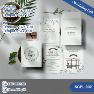 Undangan Pernikahan Cetak SCPL 002