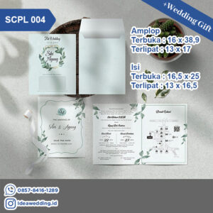 Undangan Pernikahan Cetak SCPL 004