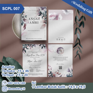 Undangan Pernikahan Cetak SCPL 007