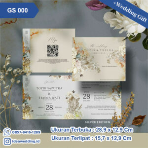 Undangan Pernikahan Cetak GS 000