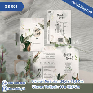 Undangan Pernikahan Cetak GS 001