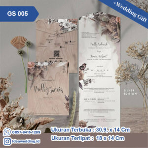 Undangan Pernikahan Cetak GS 005