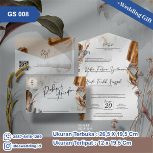 Undangan Pernikahan Cetak GS 008