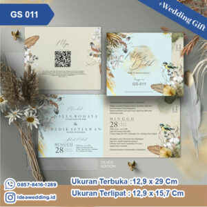 Undangan Pernikahan Cetak GS 011