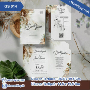 Undangan Pernikahan Cetak GS 014