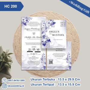 Undangan Pernikahan Cetak HC 200