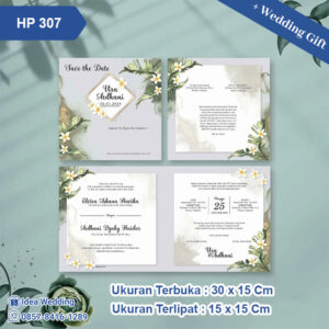 Undangan Pernikahan Cetak HP 307