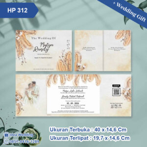 Undangan Pernikahan Cetak HP 312